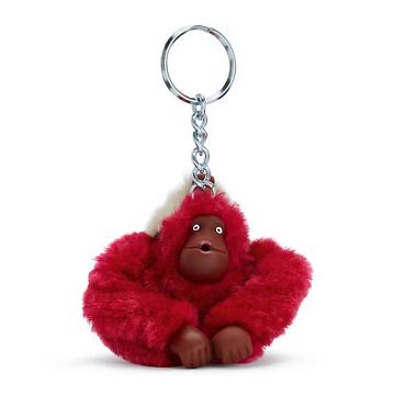 Kipling Mom And Baby Sven Monkey Keychain Aksesuar Kırmızı | TR 1264IL